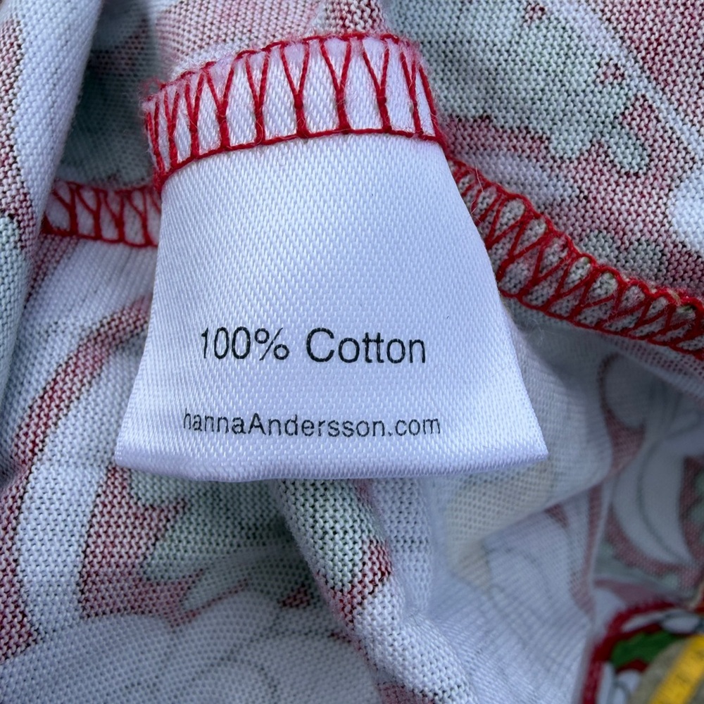 Hanna Andersson Girls Skater Skirt Size 5 100% Cotton Floral Print - Picture 7 of 8